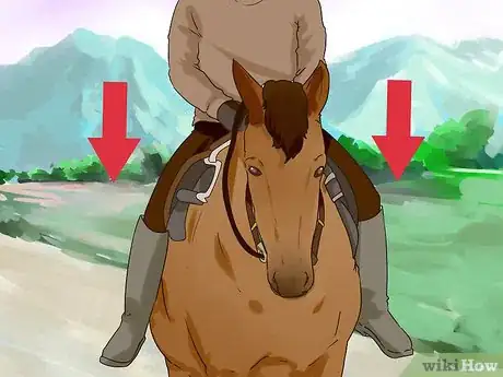 Image titled Improve Balance While Riding a Horse Step 3