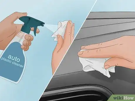 Image titled Clean Car Plastic Step 3