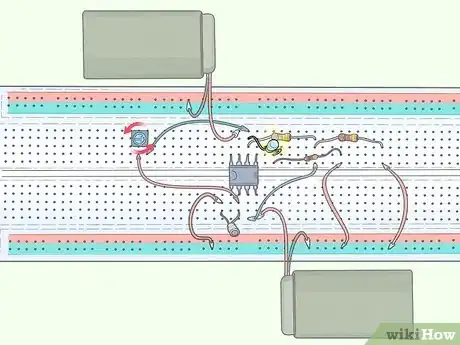 Image titled Build a Blinking Light Circuit Using Basic Components Step 14