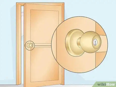 Image titled Lock a Door Step 1