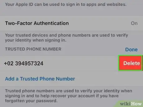Image titled Change Your Primary Apple ID Phone Number on an iPhone Step 10