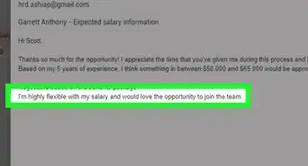 Answer Expected Salary in Email