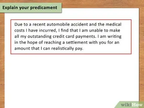 Image titled Write a Credit Card Settlement Letter Step 6