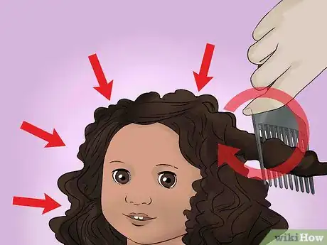 Image titled Care for Curly American Girl Doll Hair Step 8