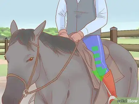 Image titled Control and Steer a Horse Using Your Seat and Legs Step 2