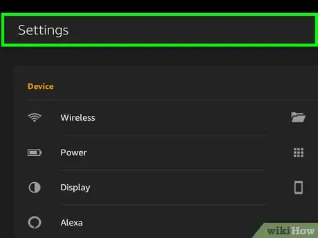 Image titled Turn Off Voice on Kindle Fire HD Step 1