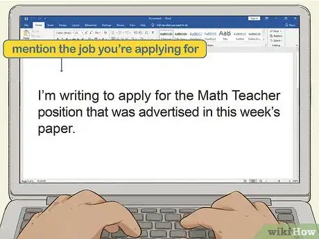 Image titled Write an Application Letter for a Teaching Job Step 8