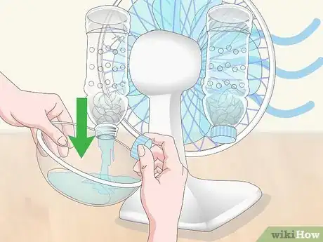 Image titled Make an Easy Homemade Air Conditioner from a Fan and Water Bottles Step 9
