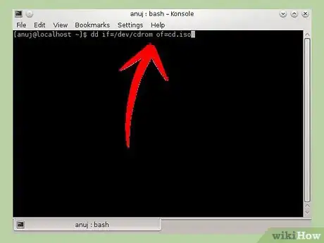 Image titled Create and Use ISO Files on Linux Step 1Bullet1