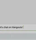 Send a Google Hangouts Invite