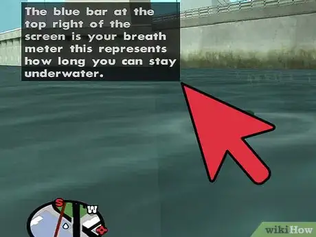 Image titled Swim Underwater in GTA San Andreas Step 12