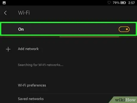 Image titled Connect the Kindle Fire to the Internet Step 3
