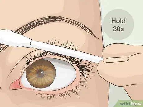 Image titled Curl Your Eyelashes Without an Eyelash Curler Step 10