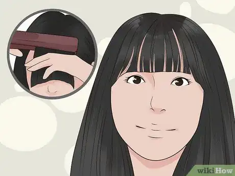 Image titled Style Bangs Step 2