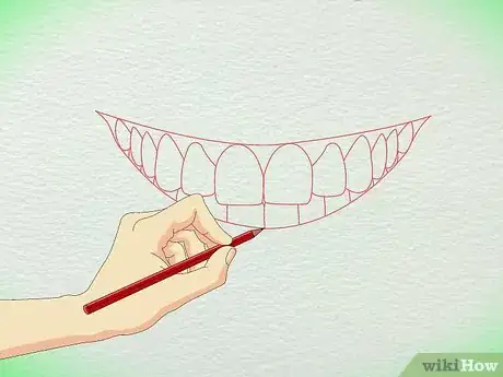 Image titled Draw Teeth Step 9