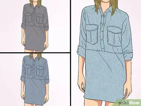 Image titled Wear a Denim Dress Step 1