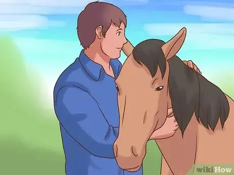 Image titled Teach a Horse to Neck Rein Step 14