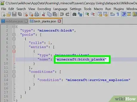 Image titled Make a Minecraft Data Pack Step 34