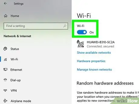 Image titled Manually Reset Your Wireless Adapter in Windows Step 1