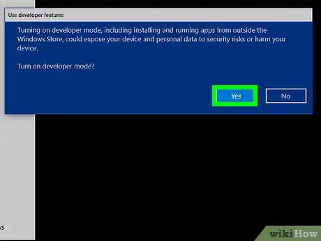 Image titled Enable Developer Mode in Windows 10 Step 9