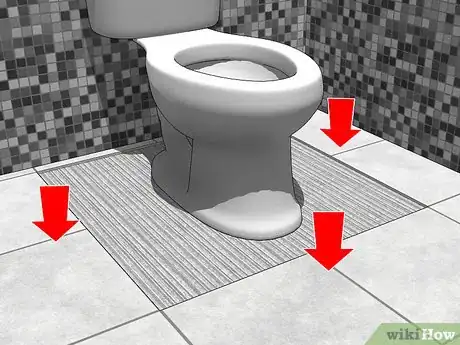 Image titled Cut Tile Around a Toilet Step 1