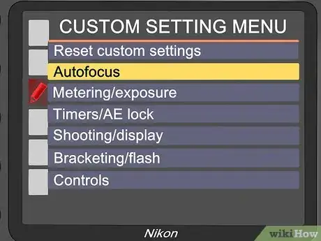 Image titled Switch Your Nikon Camera to Use Back Button Focus Step 16