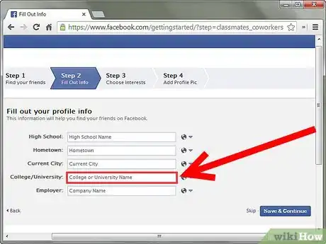 Image titled Create a Facebook Profile Step 4