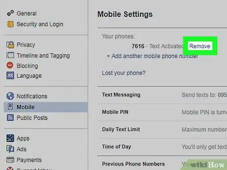 Image titled Remove Your Phone Number on Facebook Step 6