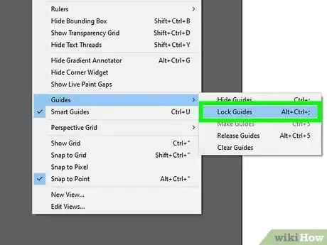 Image titled Unlock Guides in Illustrator Step 7