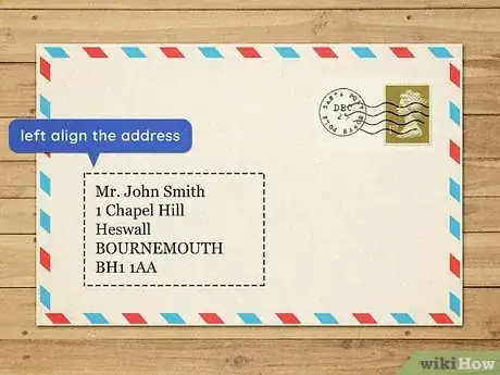 Image titled Put an Address on an Envelope (Great Britain) Step 2