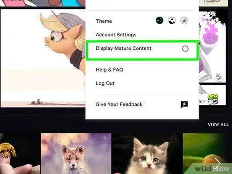 Image titled Bypass the Mature Filter on deviantArt Step 4