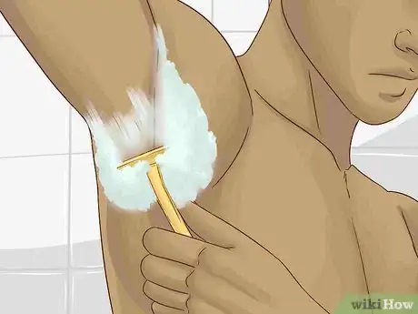 Image titled Shave Under Your Arms for the First Time Step 5