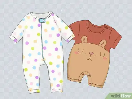 Image titled Dress a Newborn for Sleep in the Summer Step 2