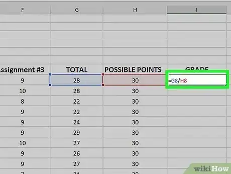 Image titled Create a Gradebook on Microsoft Excel Step 16