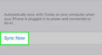 Sync Your iPhone to iTunes
