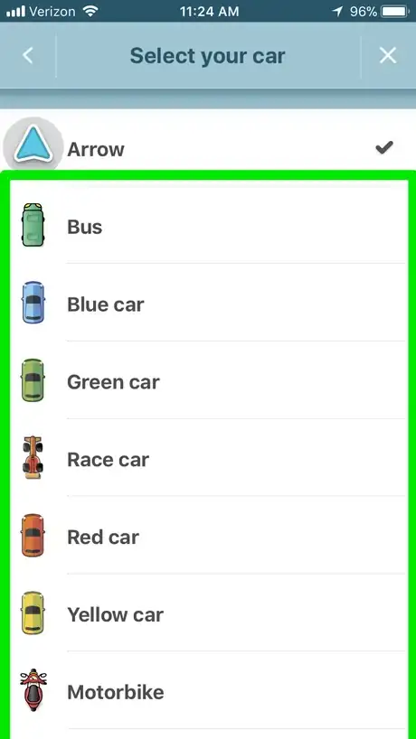 Image titled Change Your Car Icon on the Map in Waze Step 7.png