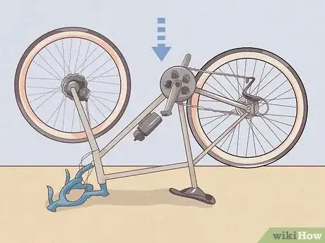 Image titled Change a Bike Tire on a Mountain Bike Step 1