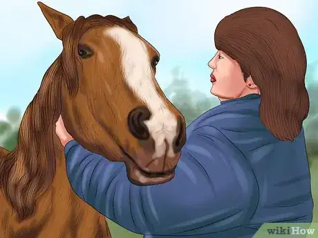 Image titled Hand Feed a Horse Step 3