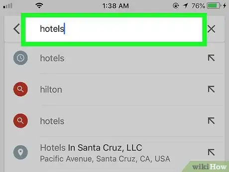 Image titled Show Hotels on Google Maps on iPhone or iPad Step 3