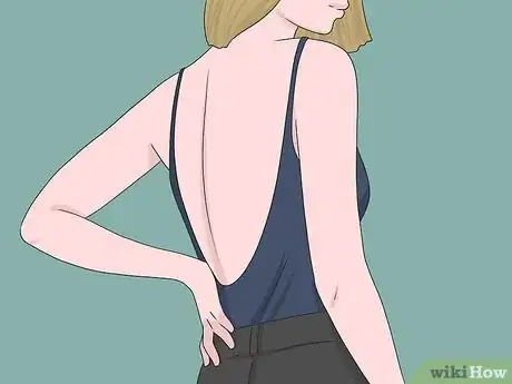 Image titled Dress With No Bra Step 1
