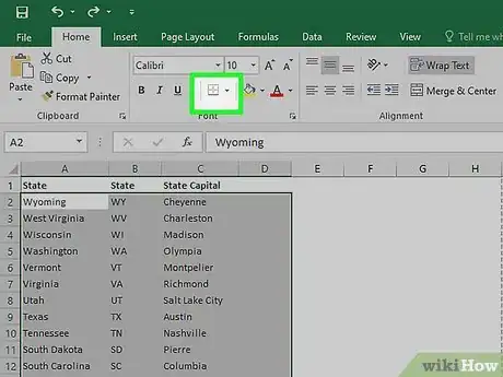 Image titled Add Grid Lines to Your Excel Spreadsheet Step 16