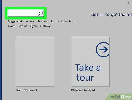 Image titled Use Document Templates in Microsoft Word Step 2