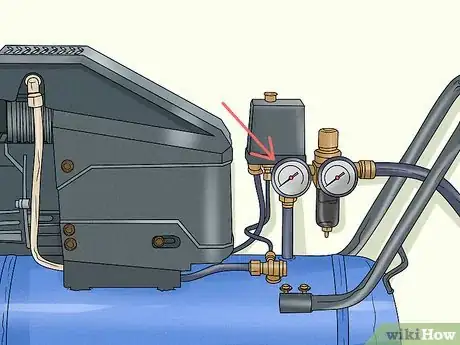Image titled Set Air Compressor Pressure Step 1