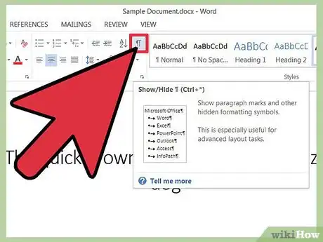 Image titled Turn Off Paragraph Symbols in Microsoft Word Step 2