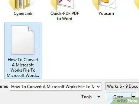 Image titled Convert Microsoft Works to Microsoft Word Step 5