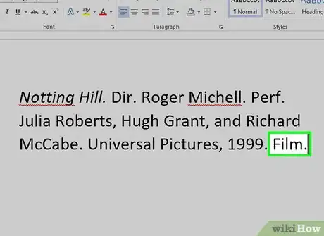 Image titled Cite a Movie Using MLA Style Step 6