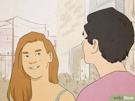 Image titled Woman making eye contact with a guy.