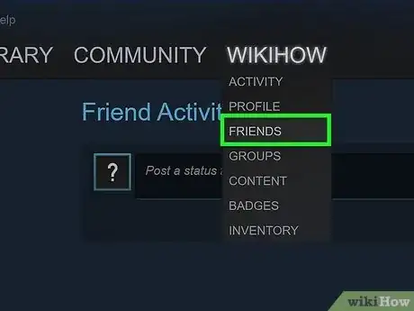 Image titled View a Friends Wishlist on Steam Step 3