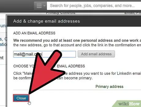 Image titled Add an Extra Email Address on LinkedIn Step 7