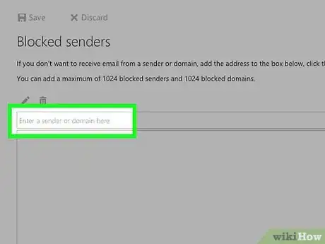 Image titled Block a Sender by Email Address in Hotmail Step 5